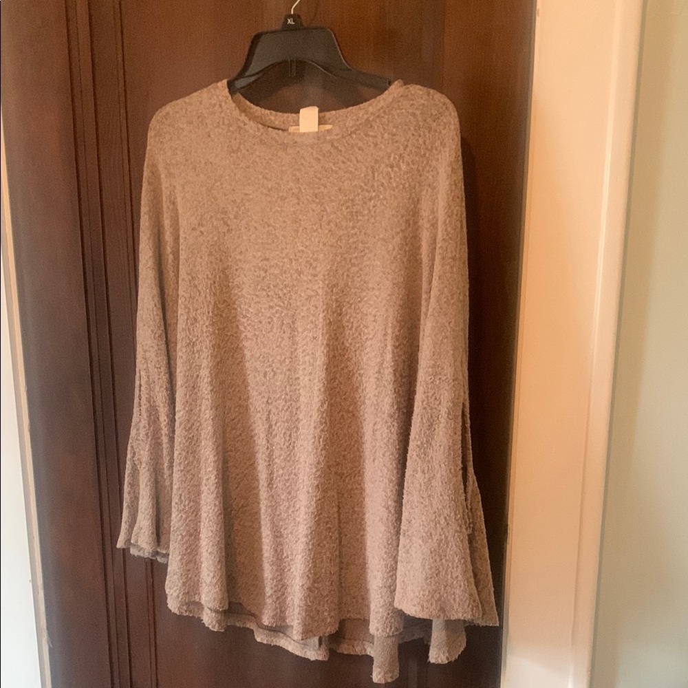 Cozy Gray Knit Sweater